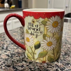 Vintage Lang “Brand New Day” mug